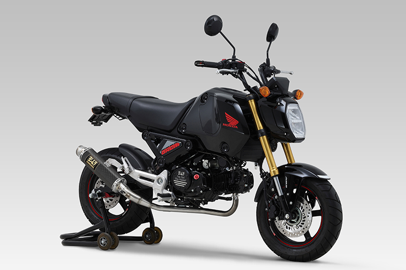 ホンダ GROM グロム MSX125 JC61 カーボンサイレンサー アップタイプ フルエキゾースト カチ上げ　カスタムマフラー 社外マフラー HONDA ウェビックガレージセール | ホンダ GROM グロム JC61 ヨシムラ R-77S