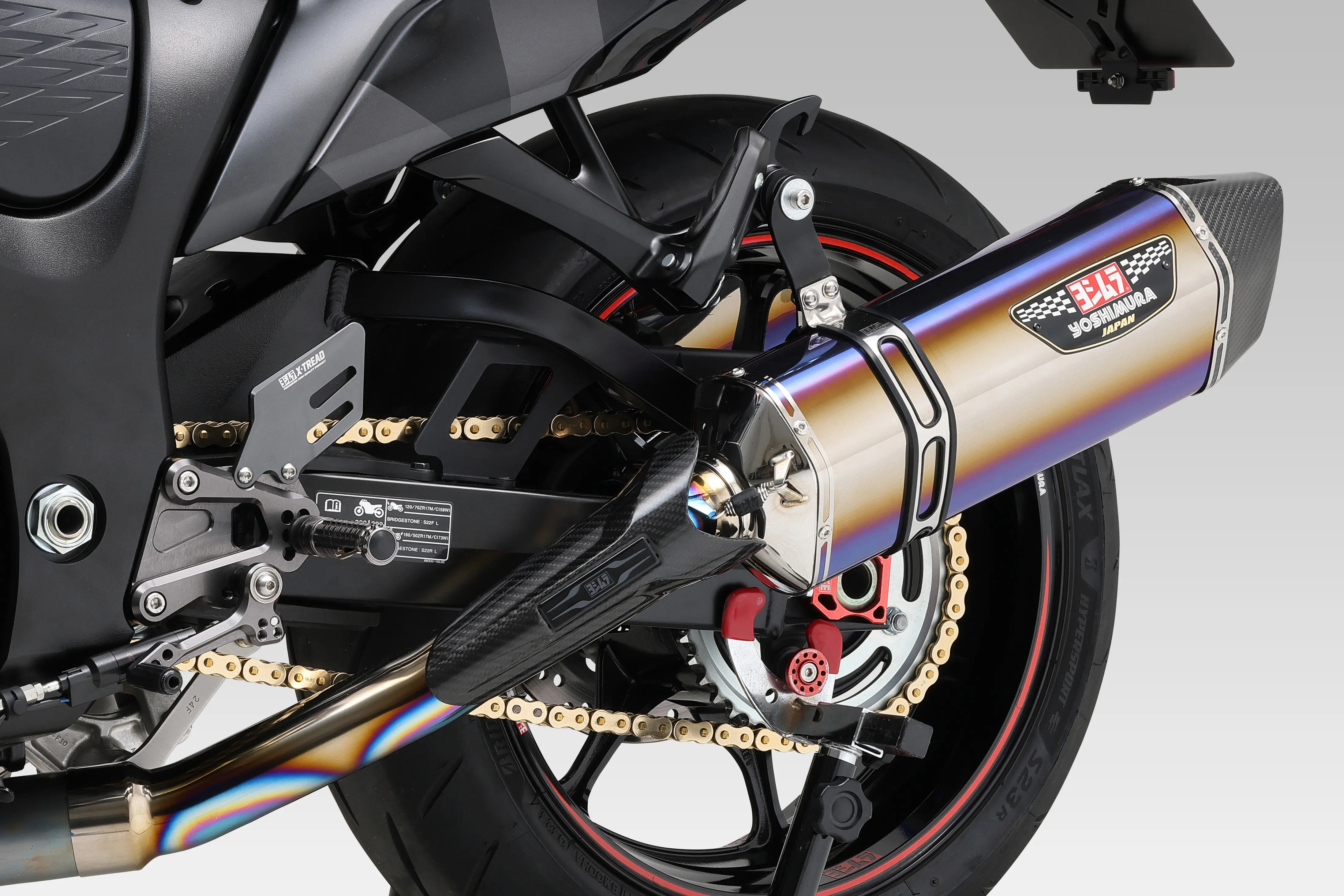 モーターサイクル エキゾーストサイレンサー カーボンファイバーヒートシールド Ktm duke 790 890 890r 2018 - 2023 カーボンファイバーエキゾーストサイレンサー,モーターサイクル用,r1